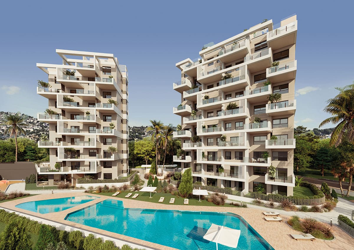 Promoción Aqua Residencial Obra Nueva en Calpe